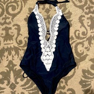 One piece bathing suit